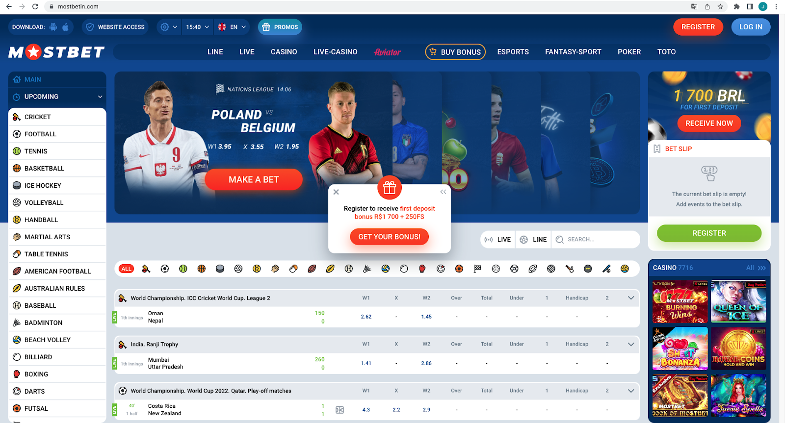 MostBet Benefits Evaluation (2025) Perk approximately 300 + 250 FS